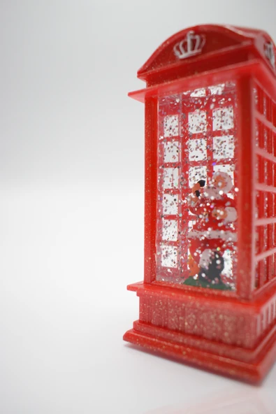 Waldern Yılbaşı Temalı Işıklı Figürlü Dekoratif Kare Fener (1 Adet) - Resim 4