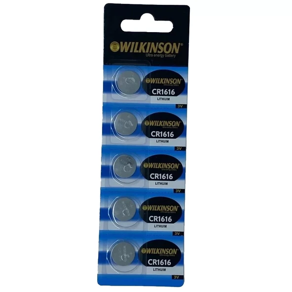 Wılkınson 1616 3v Lityum Düğme Pil 5'li Paket ürün görseli 1