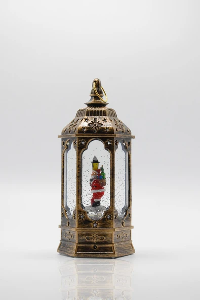 Waldern Premium Collection Dekoratif Işıklı Yılbaşı Süs Fener 24 cm - Resim 5