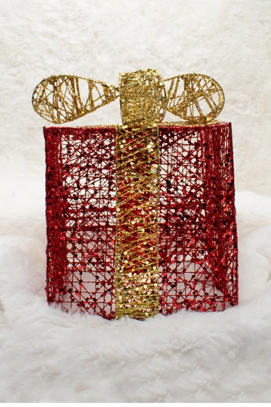 Waldern Yılbaşı Çam Ağacı Hediye Paketi Orta Boy Kırmızı-Altın ürün görseli