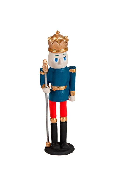 Waldern 26cm Yılbaşı Dekoratif Kurşun Asker Figürü - Resim 4