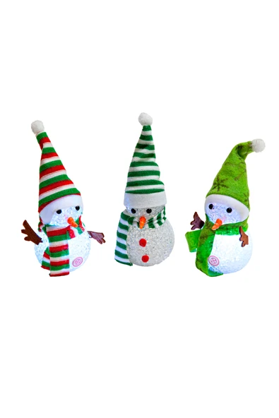 Dekoratif Yılbaşı Süsü Işıklı Kardan Adam 15 Cm - Resim 5