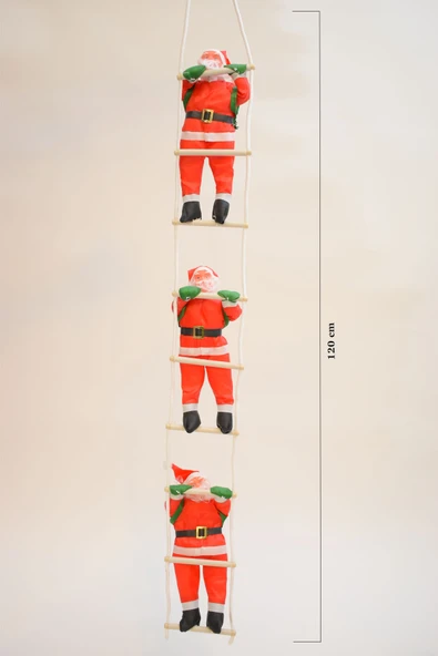 Waldern Yılbaşı Merdivenli 3lü Noel Baba - Resim 2