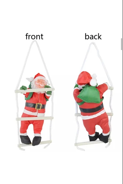 Waldern Yılbaşı Merdivenli 3lü Noel Baba - Resim 6