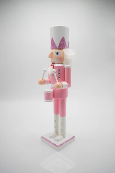 Waldern Premium Collection 38 cm Pink Series Dekoratif Kurşun Asker Yılbaşı Süs - Resim 5