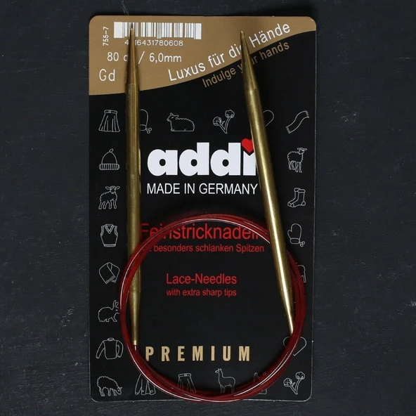 Addi 6mm 80cm Klasik Misinalı Dantel Şişi - 755-7 ürün görseli 1