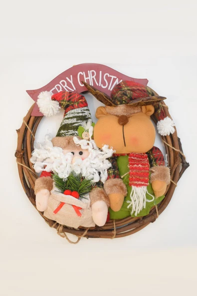 Waldern Luxury Dekoratif Mery Christmas 35cm Kapı Süsü - Resim 2