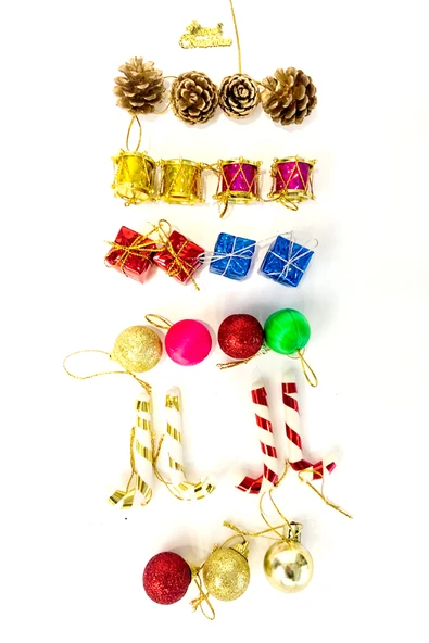 Waldern Yılbaşı Çam Ağacı 24 Parça 3 cm Karışık Süs Paketi - Resim 4