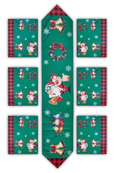 Waldern Premium Collection Runner Set 6+1 Yılbaşı Sofra Dekorasyon ürün görseli