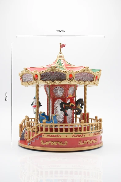 Waldern Premium Collection Yılbaşı Süsü Atlıkarınca XL ürün görseli