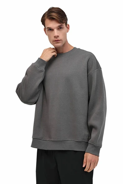 Lumberjack 102024412 MB ROS 16HS108 5Pr Erkek Oversize Sweatshirt ürün görseli