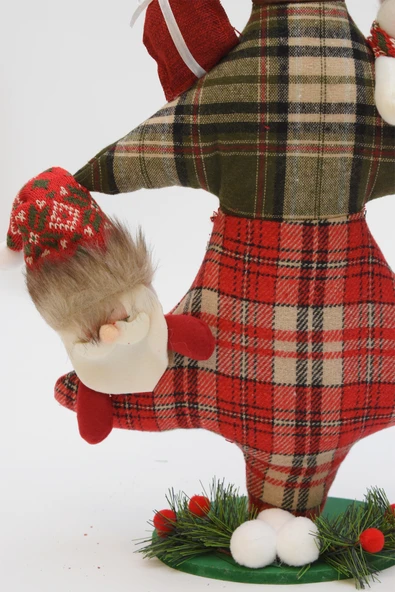 Waldern Luxury Dekoratif 60 cm Kumaş İçi Dolgulu Yılbaşı Ağacı - Resim 3