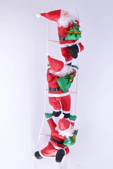 Waldern Yılbaşı Merdivenli 3lü Noel Baba ürün görseli