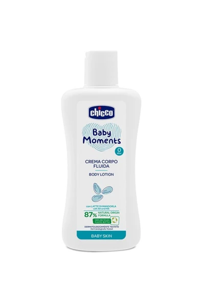 Chicco Baby Moments Doğal Vücut Losyonu 200ml ürün görseli 1
