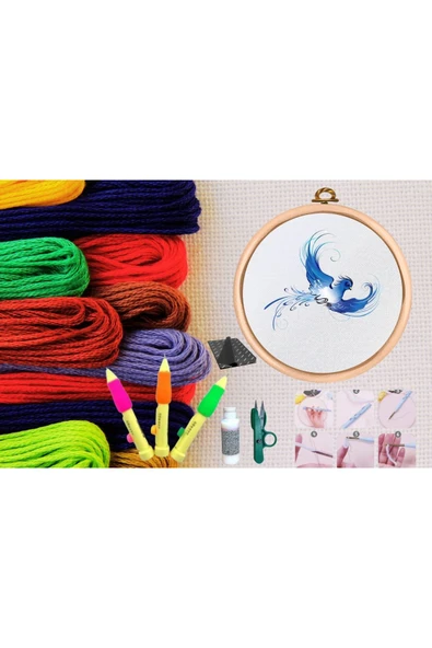 Punch Seti Nakış Seti Kasnaklı Kendin Yap Seti Seri 19 ürün görseli 1