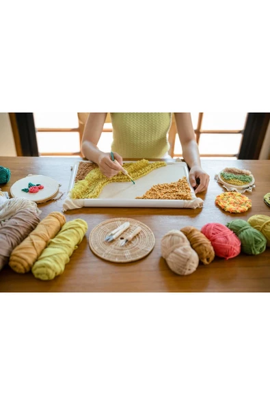 Punch Seti Nakış Seti Kasnaklı Kendin Yap Seti Seri 81 - Resim 2