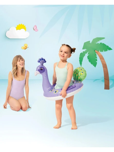 Wet Set Collectıon Tavuz Kuşu Figürlü Çocuk Havuz Deniz Simidi 58 Cm 3-6 Yaş - Resim 2