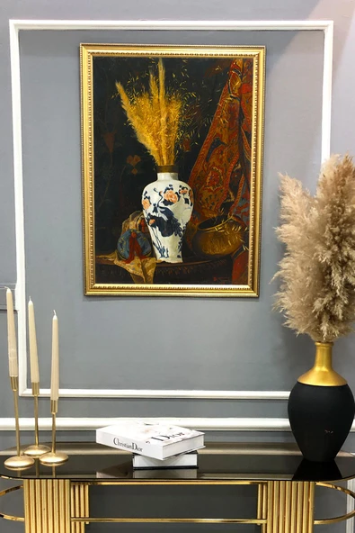 Dijital Kumaş Baskılı Dekoratif Çerçeveli Tablo TBL0005 RENKLİ 50 X 70 - Resim 2