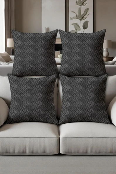 Dijital Baskılı Yumuşak Dokulu 4’lü Kırlent Kılıfı Takımı (43x43 cm) KRL0016 RENKLİ 43 X 43 ürün görseli