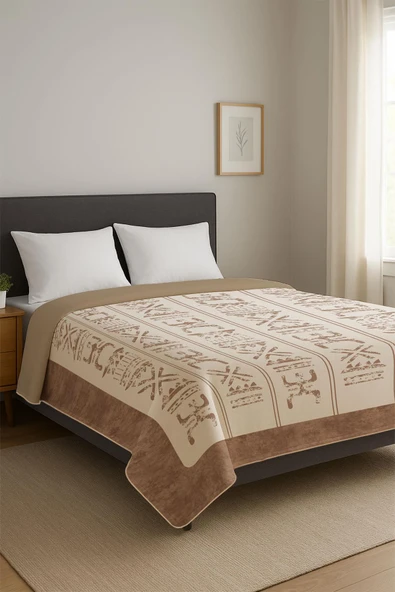 Soft Touch Çift Kişilik Yumuşak Dokulu Modern Konfor Serisi Battaniye YBT0005 RENKLİ 195 X 220 ürün görseli