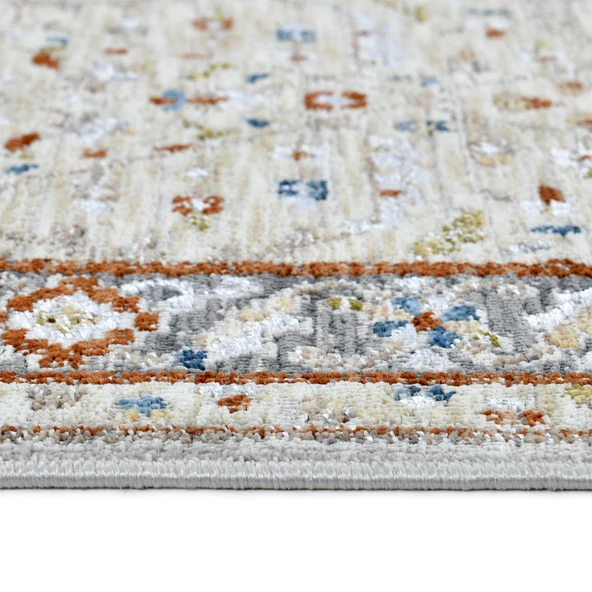 Motto Vintage Modern Dokuma Halı Oturma Odası Salon Halısı Y969A_WV15 - Resim 4