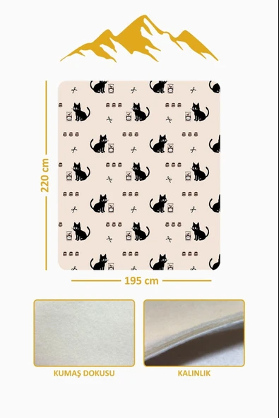 Soft Touch Çift Kişilik Yumuşak Dokulu Modern Konfor Serisi Battaniye YBT0015 RENKLİ 195 X 220 - Resim 3