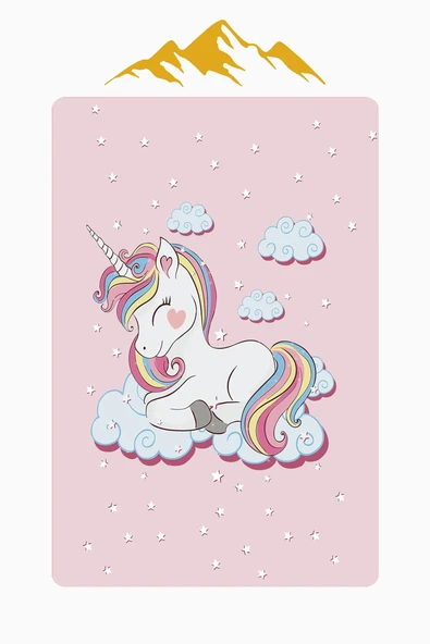 Parlak Kadife Kumaş Dijital Baskı Dot Kaymaz Tabanlı Çocuk ve Genç Odası Halısı H0774 RENKLİ 120 X 180 - Resim 3