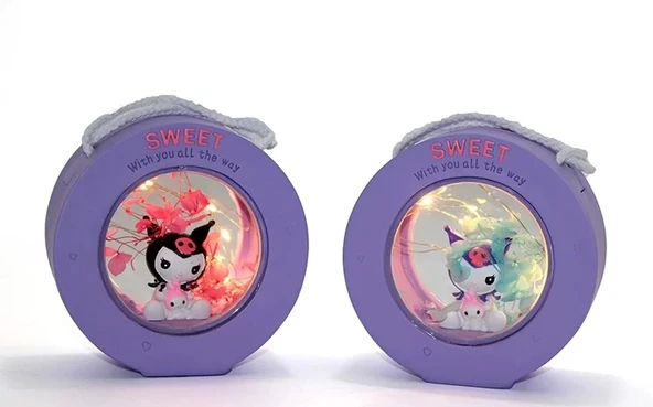 Polyester Kuromi Masa Üstü Lamba Alk1618 ürün görseli 1