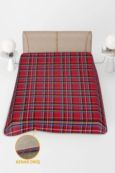 Soft Touch Çift Kişilik Yumuşak Dokulu Modern Konfor Serisi Battaniye YBT0004 RENKLİ 195 X 220 - Resim 2