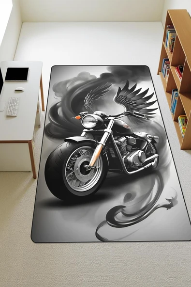 Parlak Kadife Kumaş Dijital Baskı Dot Kaymaz Tabanlı Çocuk ve Genç Odası Halısı H0669 RENKLİ 200 X 300 ürün görseli