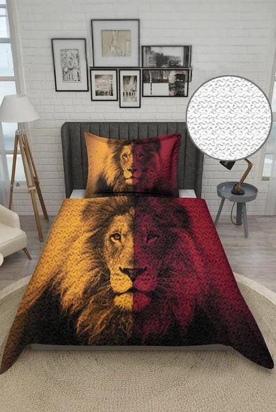 Parlak Kadife Kumaş Tek Kişilik Çocuk Yatak Örtüsü Seti (2 Parça) TKY0013 RENKLİ 180 X 240 - Resim 2