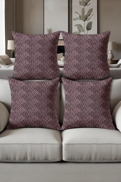 Dijital Baskılı Yumuşak Dokulu 4’lü Kırlent Kılıfı Takımı (43x43 cm) KRL0017 RENKLİ 43 X 43 ürün görseli