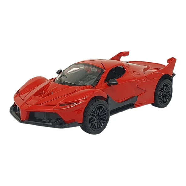 Çek Bırak Metal Arabalar 13 cm - SR2212- Kırmızı ürün görseli