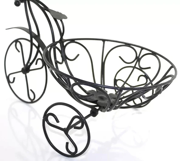 Ferforje Dekoratif Bisiklet Çiçeklik St00077 - Resim 2