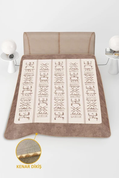 Soft Touch Çift Kişilik Yumuşak Dokulu Modern Konfor Serisi Battaniye YBT0005 RENKLİ 195 X 220 - Resim 2