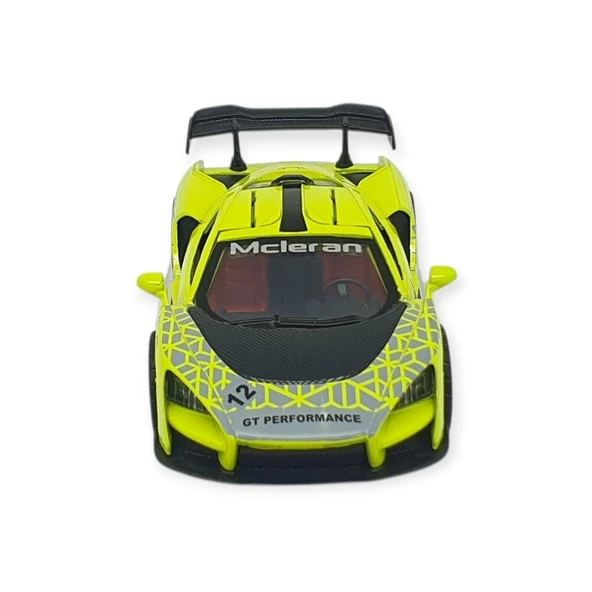 Çek Bırak Metal Arabalar 13 cm - Yeşil - Resim 4