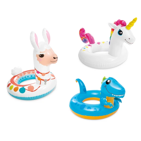 Wet Set Collectıon Dinazor Figürlü Çocuk Havuz Deniz Simidi 58 Cm 3-6 Yaş - Resim 5