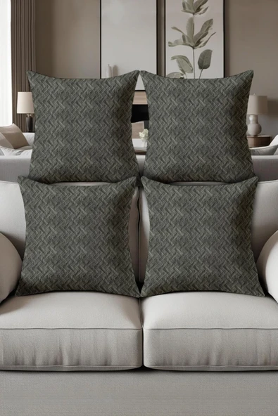 Dijital Baskılı Yumuşak Dokulu 4’lü Kırlent Kılıfı Takımı (43x43 cm) KRL0015 RENKLİ 43 X 43 ürün görseli