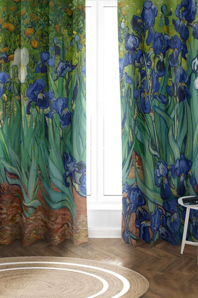 Parlak Saten Mikro Kumaş Çift Kanat Fon Perde Takımı PRD0026 RENKLİ 140 X 270 ürün görseli