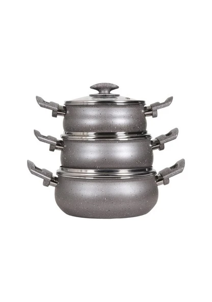 Mehtap Granit 6 Parça Güveç Set - Resim 3