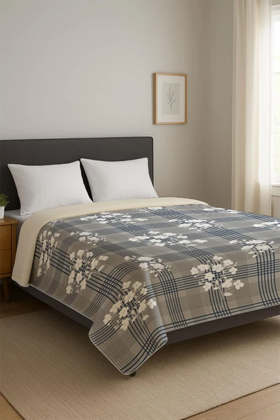 Soft Touch Çift Kişilik Yumuşak Dokulu Modern Konfor Serisi Battaniye YBT0009 RENKLİ 195 X 220 ürün görseli