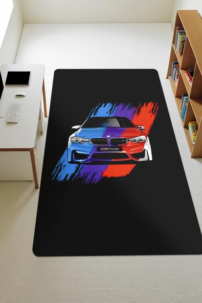 Parlak Kadife Kumaş Dijital Baskı Dot Kaymaz Tabanlı Çocuk ve Genç Odası Halısı H0835 RENKLİ 160 X 230 ürün görseli