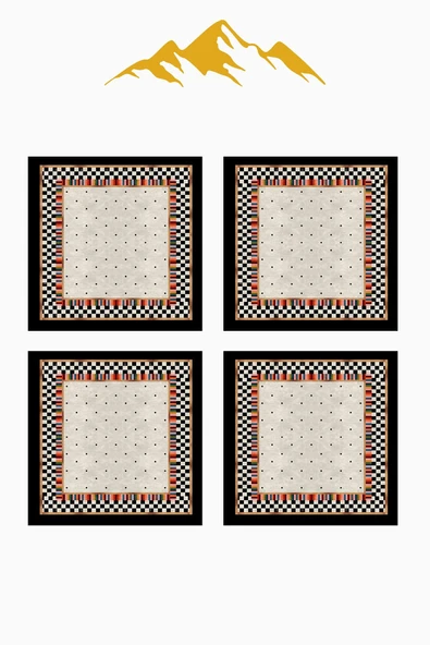 Dijital Baskılı Yumuşak Dokulu 4’lü Kırlent Kılıfı Takımı (43x43 cm) KRL0035 RENKLİ 43 X 43 - Resim 3