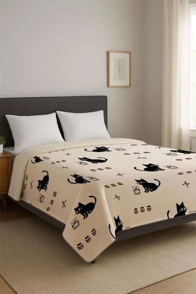 Soft Touch Çift Kişilik Yumuşak Dokulu Modern Konfor Serisi Battaniye YBT0015 RENKLİ 195 X 220 ürün görseli 1