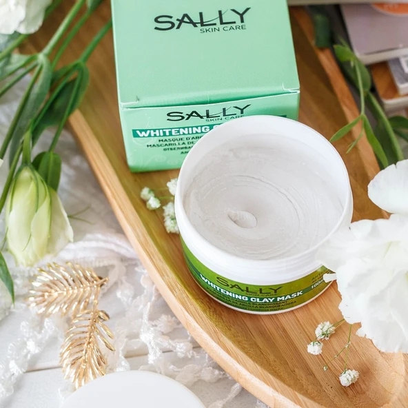 SALLY BEYAZLATICI KİL MASKE 100 ML ürün görseli 1