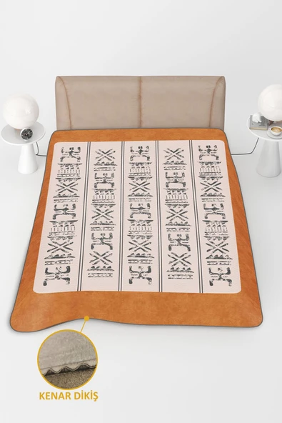 Soft Touch Çift Kişilik Yumuşak Dokulu Modern Konfor Serisi Battaniye YBT0006 RENKLİ 195 X 220 - Resim 2