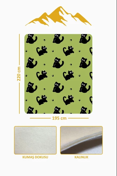 Soft Touch Çift Kişilik Yumuşak Dokulu Modern Konfor Serisi Battaniye YBT0014 RENKLİ 195 X 220 - Resim 3