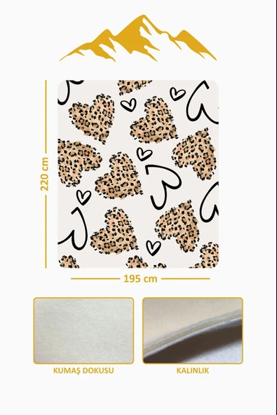 Soft Touch Çift Kişilik Modern Konfor Serisi Termal Battaniye YBT0013 RENKLİ 195 X 220 - Resim 3