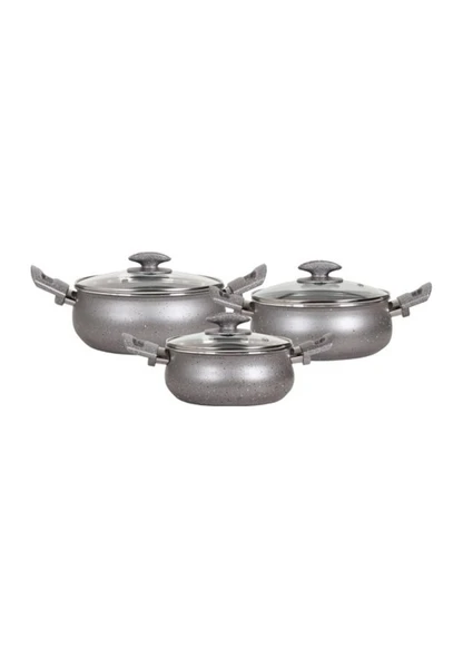 Mehtap Granit 6 Parça Güveç Set - Resim 2