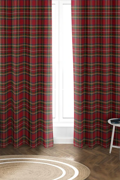 Parlak Saten Mikro Kumaş Çift Kanat Fon Perde Takımı PRD0017 RENKLİ 140 X 270 ürün görseli